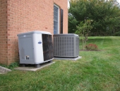 Heating, Air conditioning, HVAC services in Maryland and Northern Virginia outdoor HVAC unit condenser image 1